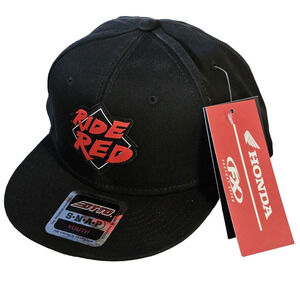 Honda Ride Red Youth Otto Snapback Factory Effex Cap Hat